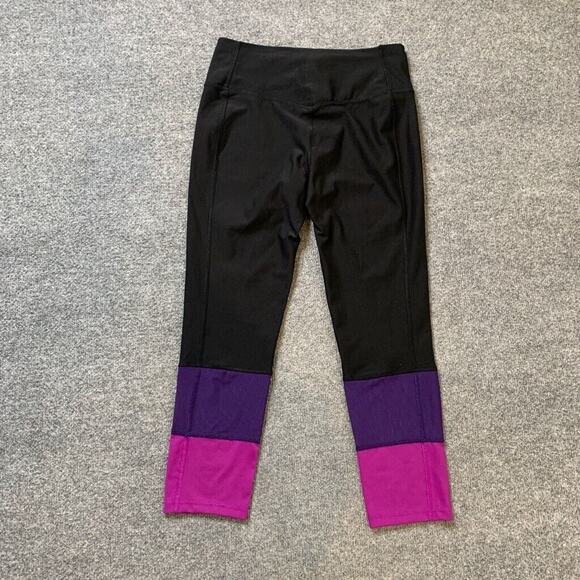 Nike Leggings Womens S Small Black Geranium Dri Fit Legend High Waist Mesh Panel - Picture 9 of 11
